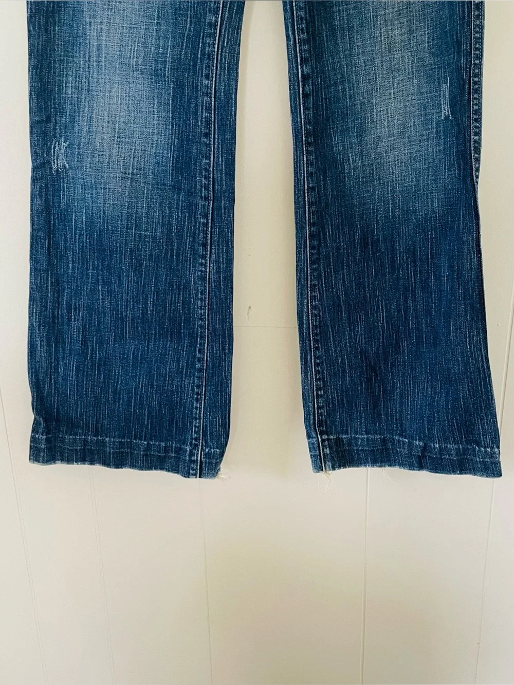 American Eagle Outfitters Dark Blue Wide Leg Jeans